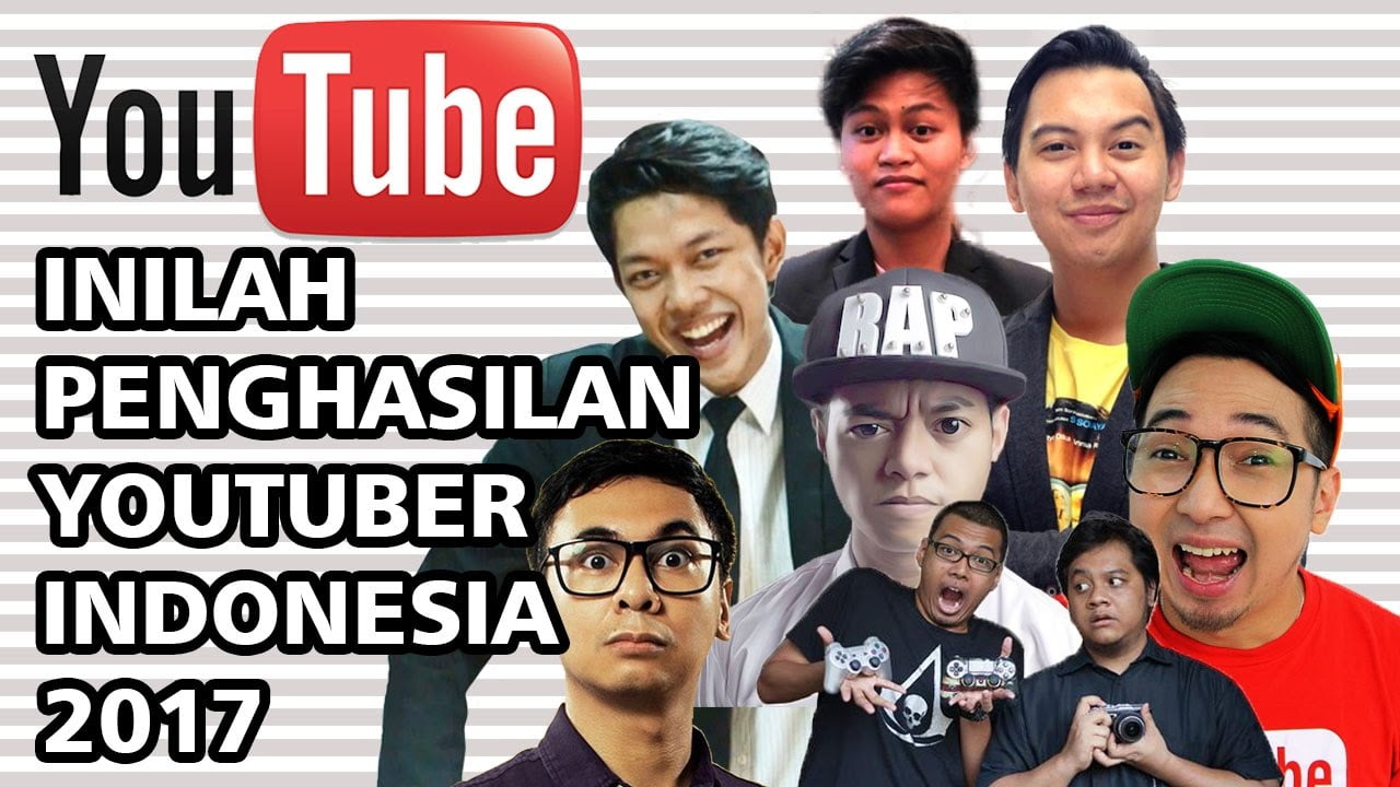 20+ Nama Youtuber Indonesia Terkeren Dan Terkenal | Anak Jaman Now