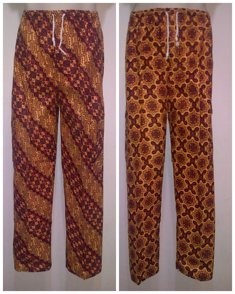 Pakaian Adat Betawi - celana kain batik